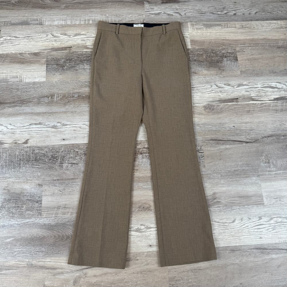 Babaton Aritzia Atelier Pants Brown Straight Leg Trousers Minimalist Office 10